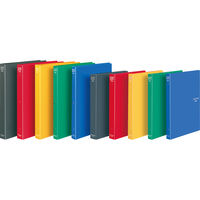 コクヨ　クリヤーブック（替紙式）　A4タテ　30穴　18ポケット　青　ブルー　ラ-320B　1冊