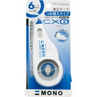 トンボ鉛筆【MONO】修正テープ　モノCX　6mm　本体　CT-CX6　1個
