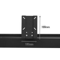 Ceha プレノデスクシステムシステム 専用モニター設置プレート 首振りタイプ ブラック 1台（取寄品）