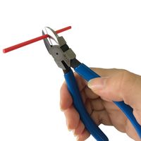 フジ矢 プラスチックニッパ(ラウンド刃・バネ付)125mm FPN-125RS 1個