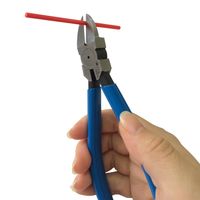 フジ矢 プラスチックニッパ(ストレート刃・バネ付) FPN-150FS 1個