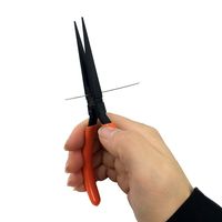 ミニテックピンセットラジオペンチ（バネ付） 150mm MP7-150 フジ矢