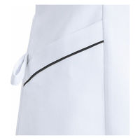 フォーク チュニック ホワイトXグレー M 2015EW-5 1枚　白衣（直送品）