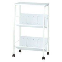 アスプルンド　ウッドトップブックラックワゴン　2段　幅584×奥行385×高さ920mm 1台