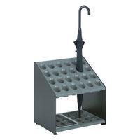 テラモト　シュート傘立　24本用　グレー　UB-900-524-0　1台