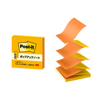スリーエム(3M) ポストイット ポップアップふせん 付箋 詰替用 75mm×75mm ツインオレンジ 1冊 654POP-OVY
