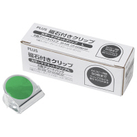 プラス　カラーマグネットクリップ（大）　カラーアソート　80548　1パック（5個入）