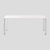 【車上渡し】アール・エフ・ヤマカワ　スパイダーテーブル　ホワイト　幅1800×奥行800×高さ720mm　1台　（直送品）