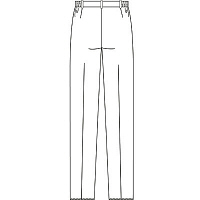 フォーク　女子パンツ　2917　ホワイト　L　白衣