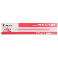 パイロット 油性ボールペン替芯 0.5mm 赤 BPRF-8EF-R 1箱(10本入)