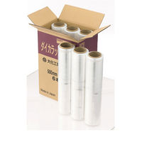 ダイカラップ　18μm　500mm×300m巻　透明　DIW18ー500　1箱（6本入）　大化工業