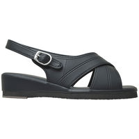 ストリックスデザイン ゆったりクロスサンダル ブラック L SK-013 1足　ナースサンダル