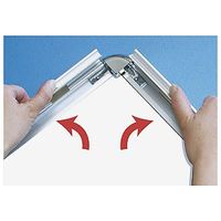 シンエイ　ポスターグリップ 屋外用パネル（防水タイプ） B1サイズ　1枚