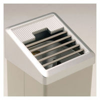 山崎産業 スモーキングAL ブラック 3613010601Y5B 1個 スタンド式灰皿 角型 吸い殻入れ 屋外 オフィス 幅約260×奥行260×高さ665mm