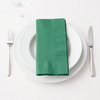 【アウトレット】溝端紙工印刷 カラーナプキン8つ折2PLYイタリアングリーン 1袋（50枚入）