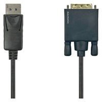 Vodaview Displayport-DVI-D変換ケーブル 1.8m Displayport[オス]-DVI-D24ピン[オス] VV-DPDV018-B