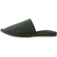 先染め外縫いスリッパ　M　ブラウン　1箱（20足入）