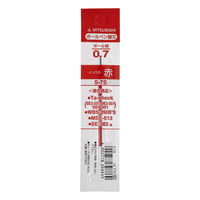 油性ボールペン替芯 0.7mm 赤 10本 S-7S 三菱鉛筆uni ユニ