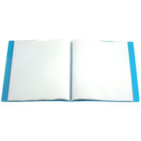 コクヨ　クリヤーブック（ウェーブカット・固定式）　A4タテ20ポケット　ライトブルー　ラ-T560LB　1セット（40冊）