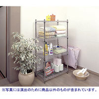 アイリスオーヤマ 柱25 メタルラックセット 幅660mm×奥行360mm×高さ1200mmMR-6512J（直送品）