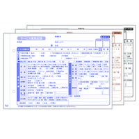 訪問介護サービス実施記録 A5 3枚複写50組 HK-4S 1袋（10冊入） 大黒工業