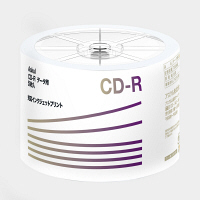 アスクル CD-R 50枚 詰め替え CDR.PW50R.AS 1箱（6パック300枚入）  オリジナル
