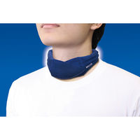 【アウトレット】【熱中症対策】 大作商事 冷感スカーフ マジクールEX ネイビー MCFT6-NBL 1個