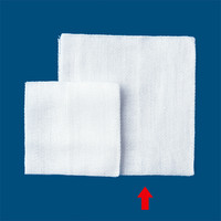 オオサキメディカル 当てガーゼ 7.5cm×7.5cm 12ply 15272 1包（100枚入）  オリジナル