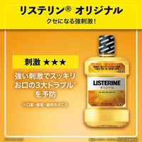リステリン オリジナル 強刺激 ビタードライ味 1000mL 1本 口臭対策 マウスウォッシュ 洗口液 医薬部外品