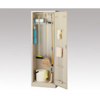 アズワン 清掃用具ロッカー 600×400×1790mm SWA-600 1台 2-3724-02（直送品）