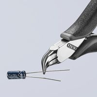 エスコ 115mm 精密用プライヤー(ESD/半丸/ベンド) EA537KS-4 1丁（直送品）