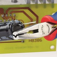 エスコ 130mm エレクトロニクス用プライヤー(グリップ付) EA537KT-1 1個（直送品）