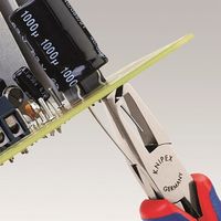 エスコ 125mm エレクトロニクス用プライヤー(グリップ付) EA537KT-2 1個（直送品）