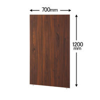 トーカイスクリーン MSパネル 木目調パネル ダーク 高さ1200×幅700mm MSW-1207Da 1枚（取寄品）