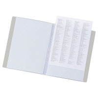 リヒトラブ リクエスト クリヤーブック A4タテ 20ポケット 白（ホワイト） G3201-0 業務用パック 1箱（10冊入）