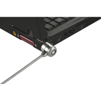 グリーンハウス　セキュリティワイヤー　シルバー　シリンダ錠タイプ/ワイヤー径4mm　GH-SW-SK180　1本