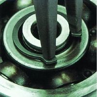 エスコ 85ー140mm 軸用精密スナップリングプライヤー EA590BJ-4 1個（直送品）