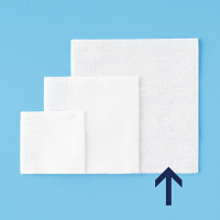 不織布ガーゼ（トリート） 4折 10×10cm 1包（200枚入） エフスリィー