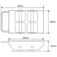 エスコ 3.0ton トランスポートローラー EA986DB-44 1台（直送品）