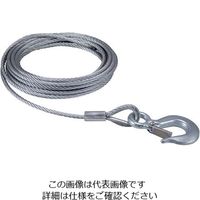 エスコ 6.35mmx 15m ワイヤー(フック付) EA840DB-15 1本（直送品）