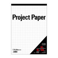 日本ノート　プロジェクトペーパー　A4タテ　10mm方眼　5冊