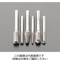 エスコ 6本組 超硬カッター(6mm軸) EA819XH 1組（直送品）