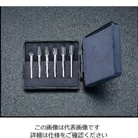 エスコ 6本組 超硬カッター(6mm軸) EA819XC 1組（直送品）