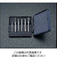 エスコ 6本組 超硬カッター(6mm軸) EA819XE 1組（直送品）