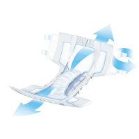 サルバ 強力吸収テープ止め Mサイズ 男女共用 35600 1パック（12枚入） 白十字