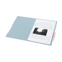 コクヨ A4ジャスホルダー 青 311×224ミリ(山+1 A4-IFE-B 1セット(100冊)