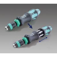 エスコ [+ ー]ドライバービットセット(ビット収納ハンドル) EA550BP-10 1組(1セット)（直送品）