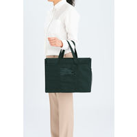 オフィスミーティングバッグ A4フタ付 黒