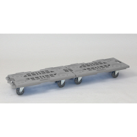 【平台車】 金沢車輌 連結樹脂台車（85φナイロン） JC-200 1台