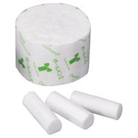 脱脂綿　ポールメンII S 直径1cm×長さ3cm　　 005532 1箱（20本入×4束×15パック）　竹虎